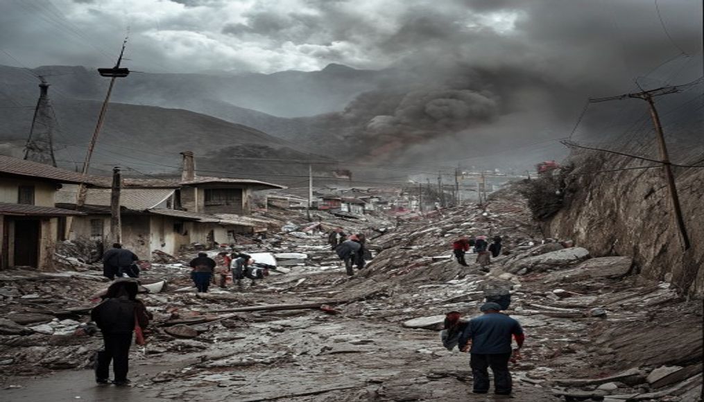 5.5 magnitude earthquake hits Peru’s Andes region and kills at least 6 people — editorial image
