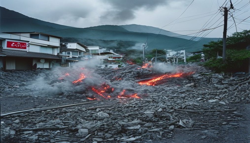 A 7.1 magnitude quake hits Japan’s southern Kyushu island killing at least 3 — editorial image