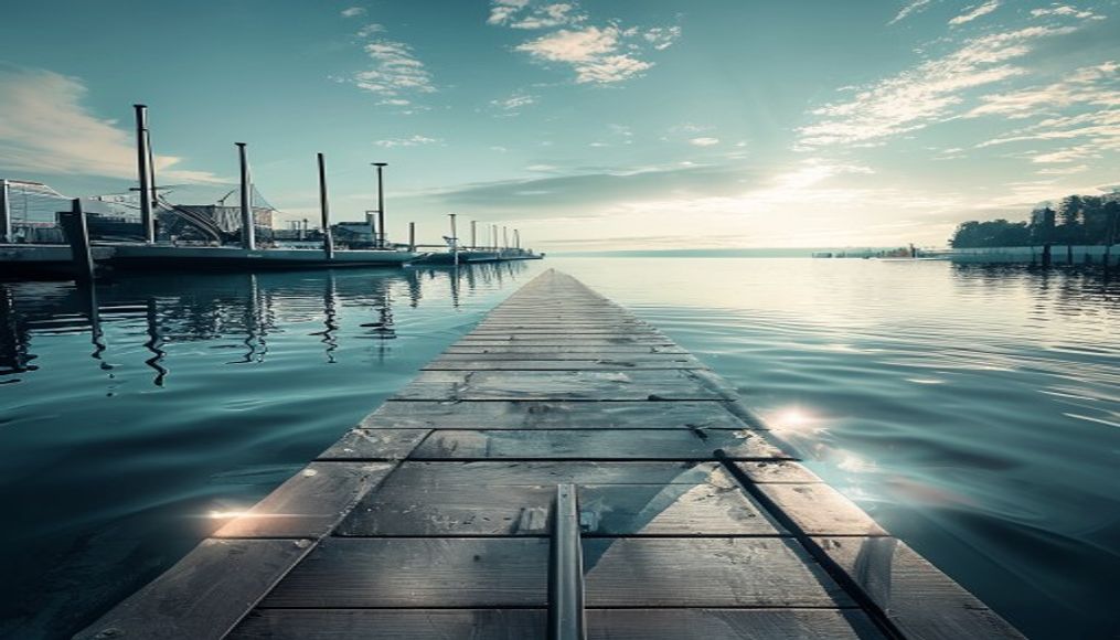 A dock that wakes up reliably — editorial image