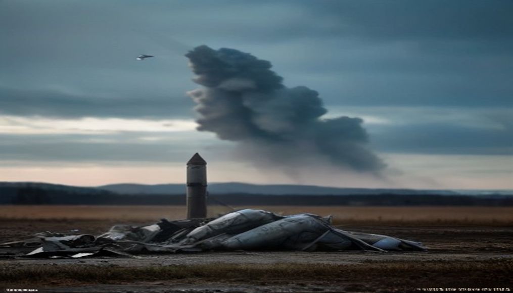 A Russian missile and drone barrage kills at least 16 in Ukraine’s Kyiv region — editorial image