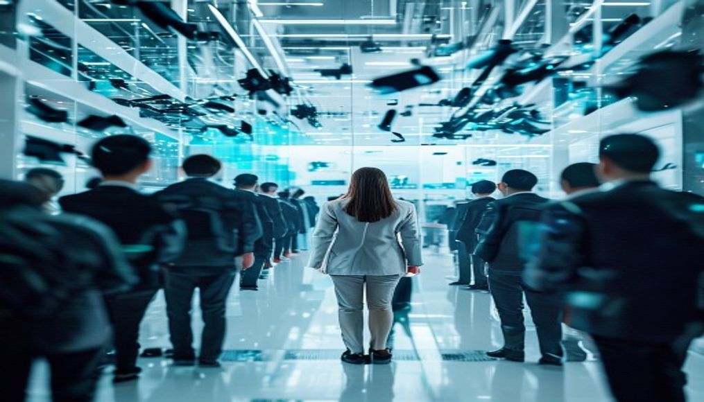 Agent swarms and the new model economics — editorial image