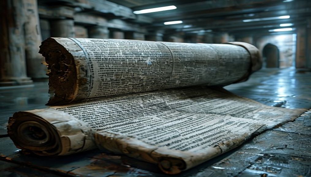 An entire Herculaneum scroll has been read for the first time — editorial image