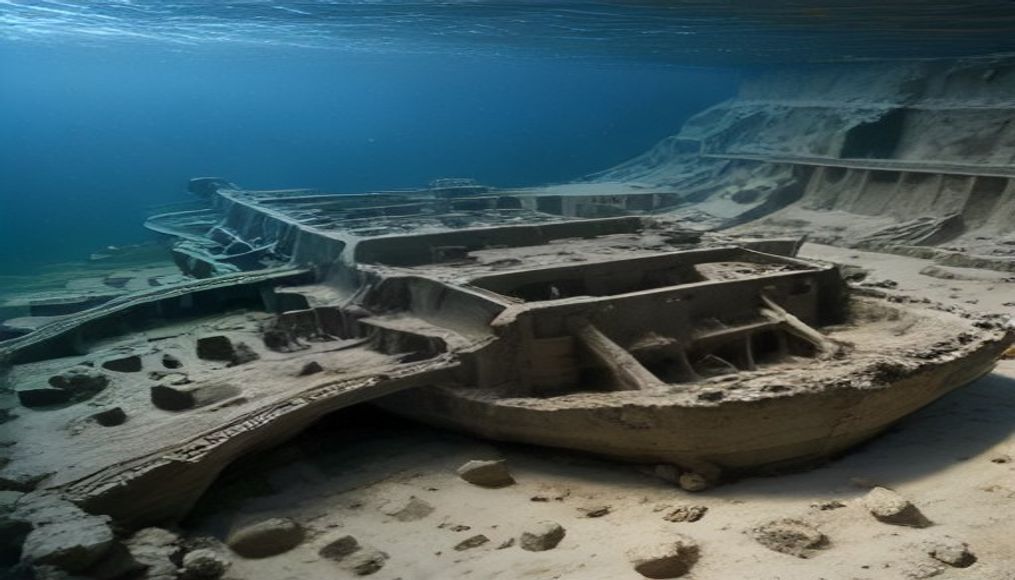 Ancient Roman shipwreck discovered off Sicily coast — editorial image