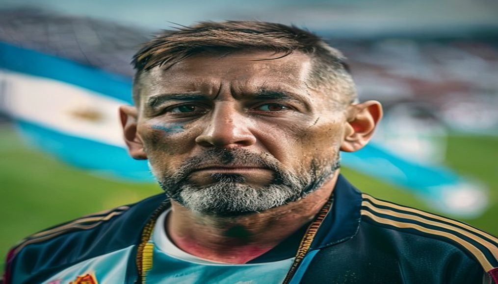 Argentina face fine for Falklands banner in semi-final win — editorial image
