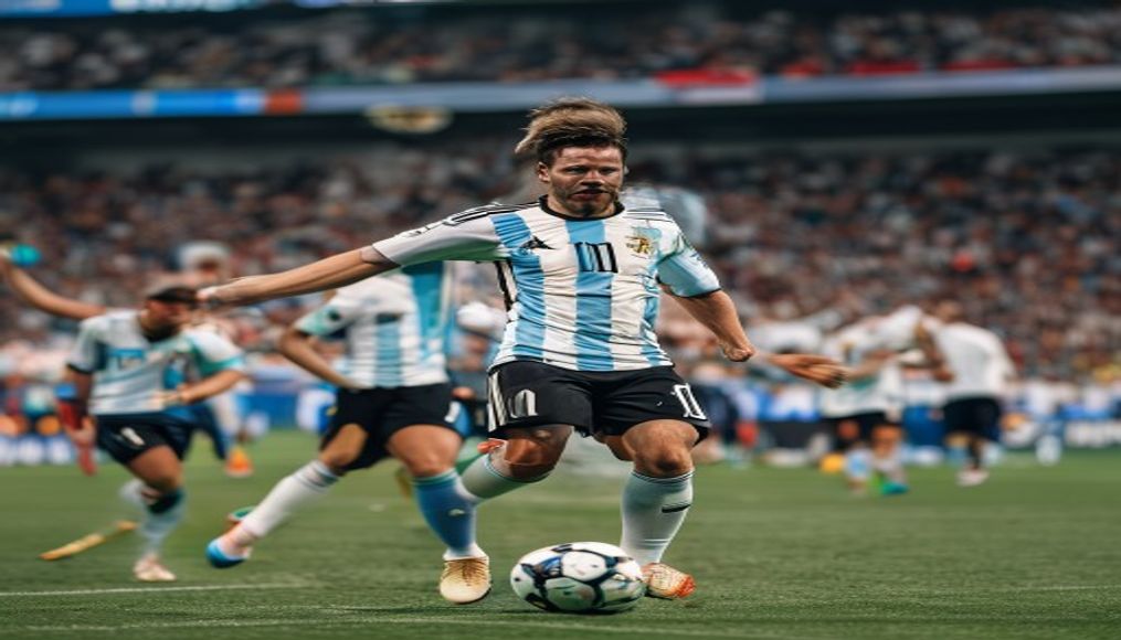 Argentina strike late in extra time to sink 10-man Swiss and reach World Cup semis — editorial image