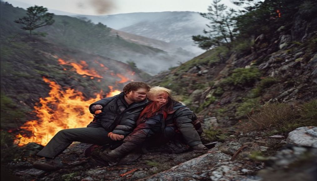 Badly burned British couple rescued from ravine during Spain wildfires, reports say — editorial image