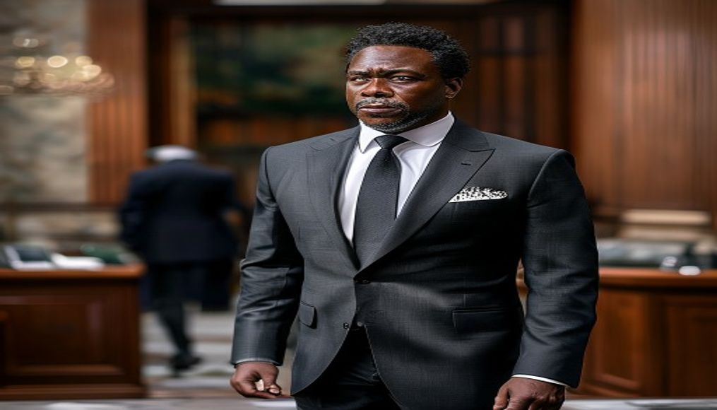 Billionaire Leon Black walks out of Epstein investigation hearing — editorial image