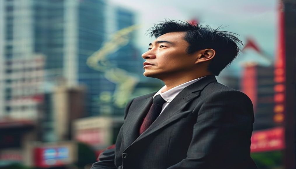 China economic growth falls sharply, missing target — editorial image