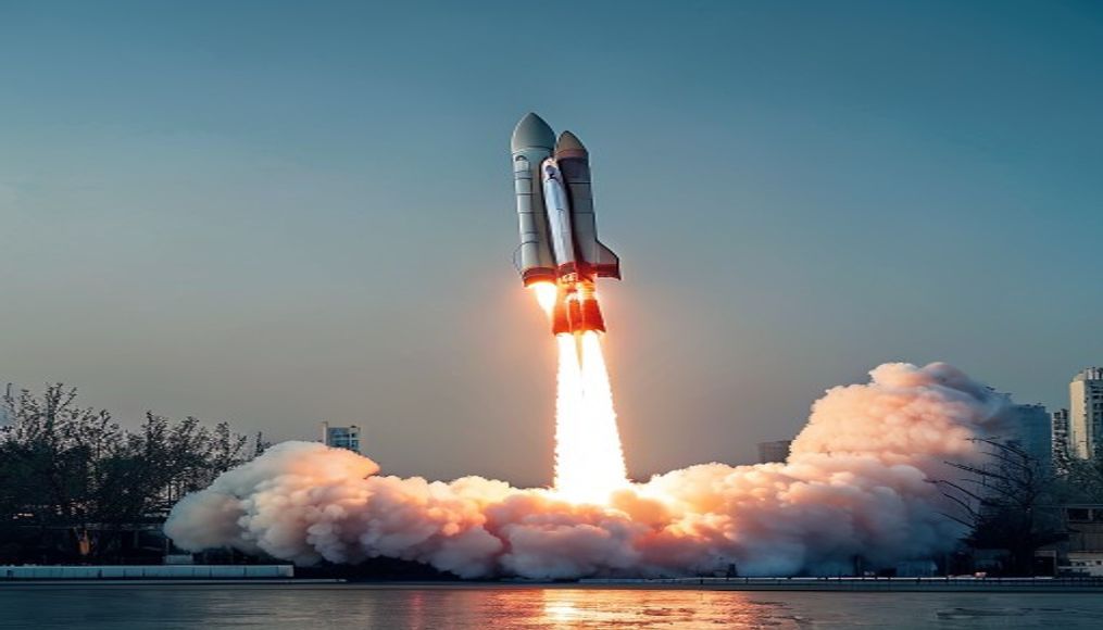 China lands reusable rocket for first time, state media says — editorial image