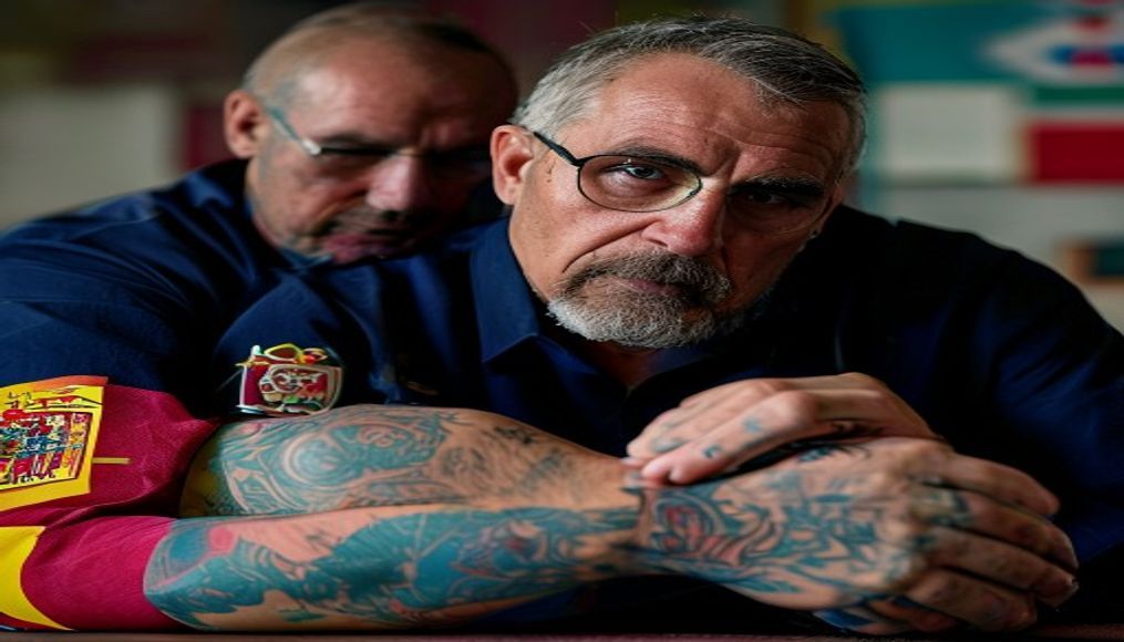 Cucurella gets tattoo of Spain coach to honour World Cup promise — editorial image