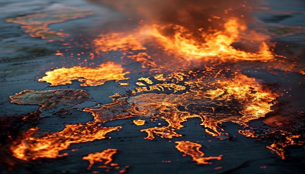 Devastating European wildfires in maps - and how they're being tackled — editorial image