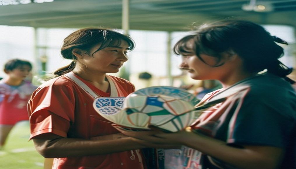 Do it at home too, women tell Japanese fans who cleaned World Cup stadium — editorial image