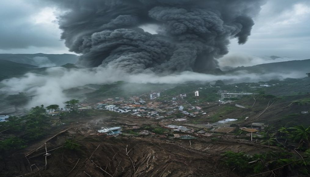 East Asia braces for destructive typhoon as landslides kill 15 in Philippines — editorial image