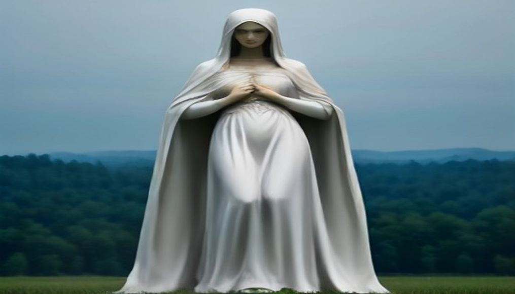 Europe's tallest Virgin Mary statue unveiled in rural Poland — editorial image