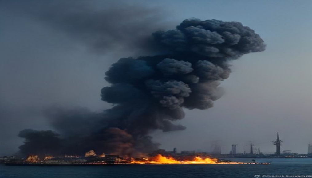 Explosion at Dutch port of Rotterdam leaves 1 dead, several injured — editorial image