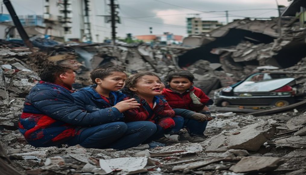 Families calling out to loved ones trapped in rubble by Venezuela quakes — editorial image