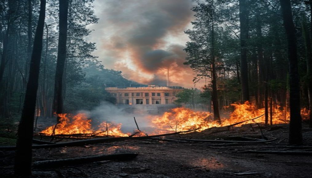 Fire in Fontainebleau forest near Paris triggers evacuations; 10 still missing in Spanish wildfire — editorial image