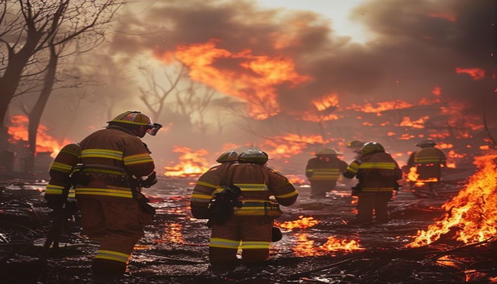 Firefighters struggle to contain Madrid wildfires, as more than 140,000 evacuated in France and Spain — editorial image