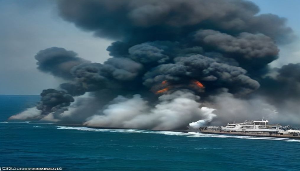 Five dead, 41 missing, after Indonesia ferry catches fire — editorial image