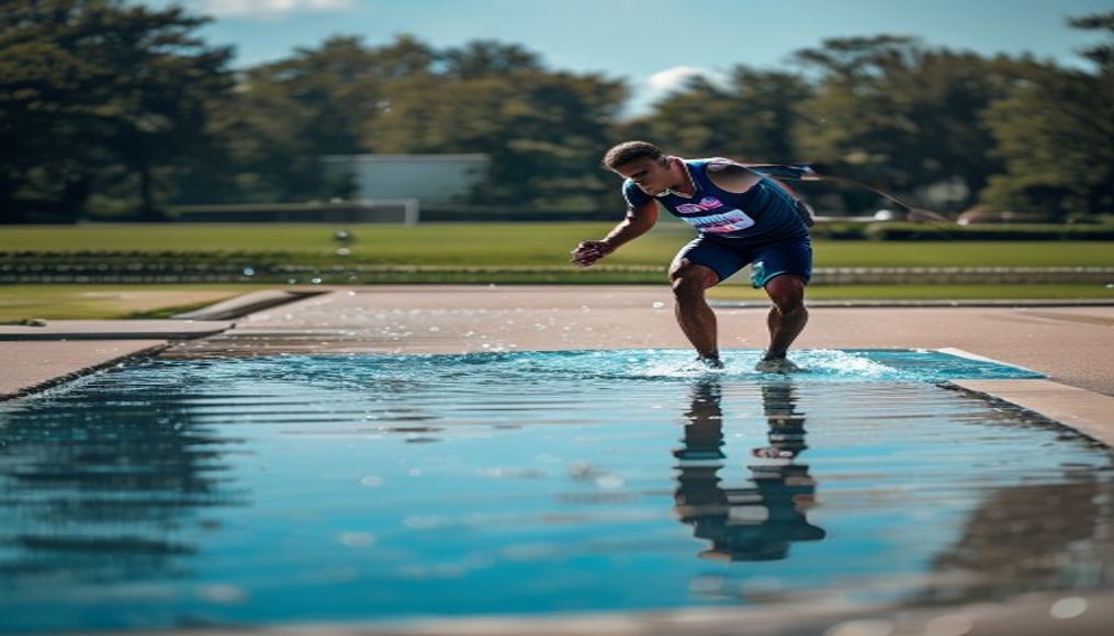 Former Olympian denies vandalising Washington Reflecting Pool after arrest — editorial image