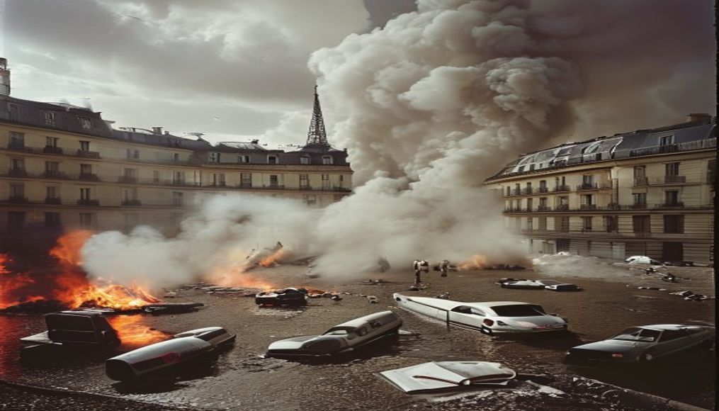 France records around 1,000 additional deaths as extreme heat breaks European records — editorial image
