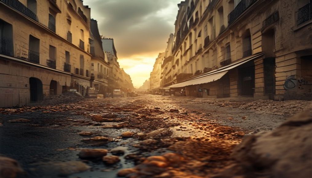 France sizzles in punishing heat that is already causing deaths — editorial image