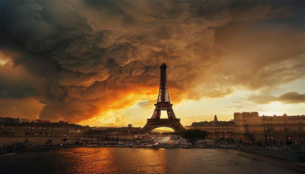 France, UK and Spain see record temperatures as heatwave grips western Europe — editorial image