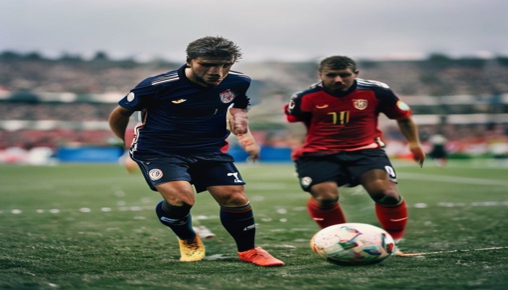 France v Iraq World Cup game resumes after lengthy weather delay — editorial image
