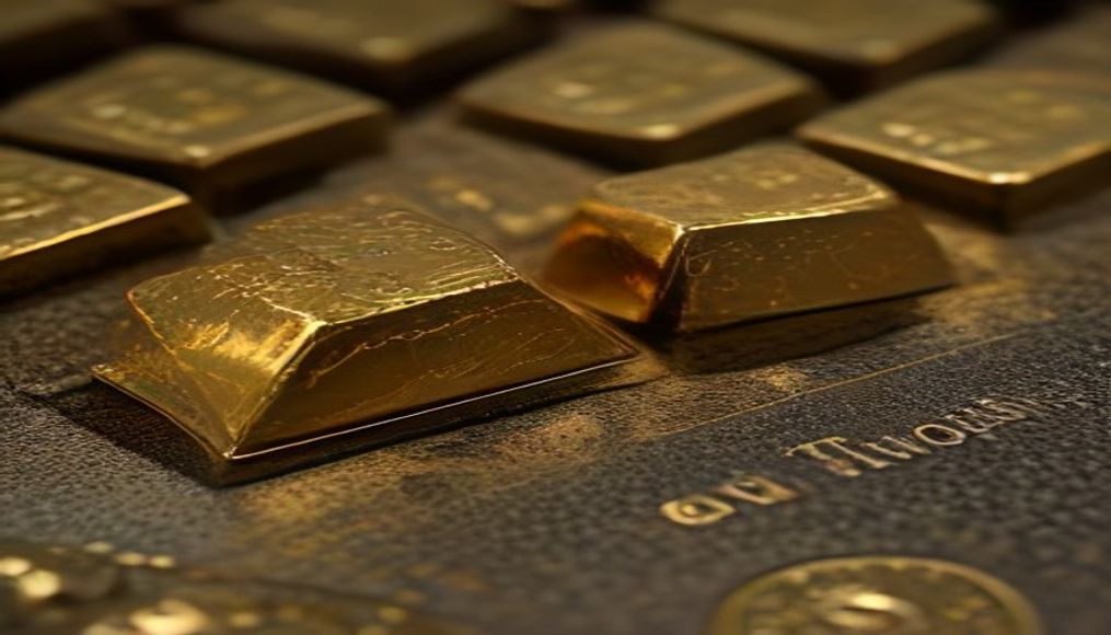 Gold firms as Treasury yields ease; Fed minutes in focus — editorial image