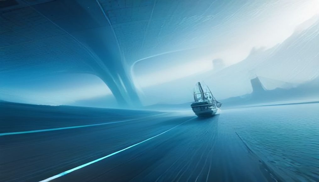 Guiding Ships with Moire Patterns — editorial image