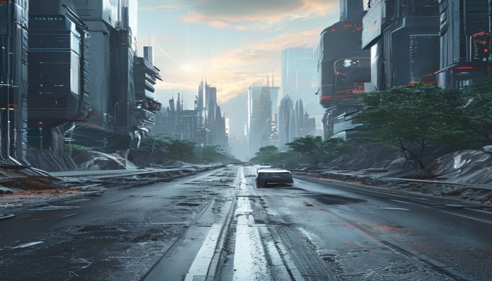 Hard Road – A beautiful procedural post-apocalyptic game — editorial image
