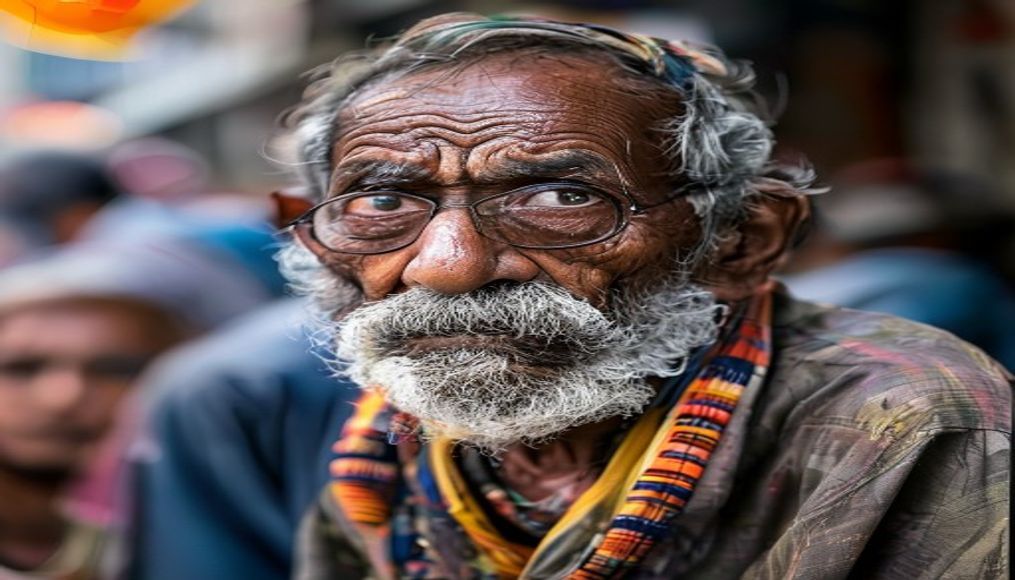 Health fears as frail Indian activist on hunger strike loses 8.2kg — editorial image