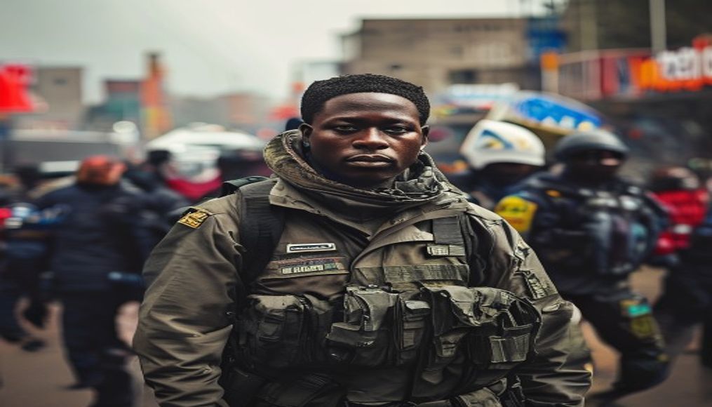 Heavy security deployed in South Africa ahead of anti-migrant protests — editorial image