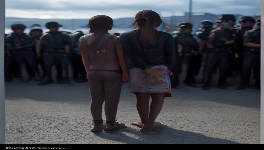 Hundreds of migrant children are stranded in Spain’s Ceuta after mass crossing — editorial image