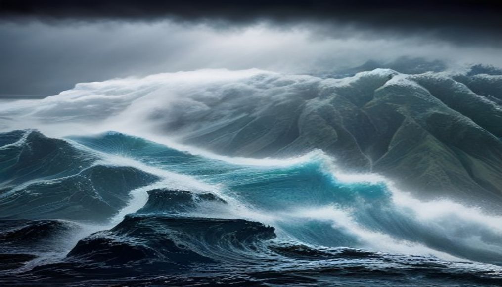 Hurricane Lala lashes Hawaii with strong winds and torrential rain — editorial image