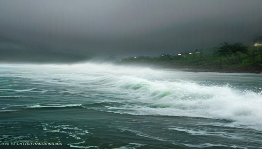 Hurricane Lala sparks flash floods in Hawaii as strong winds and rain persist — editorial image