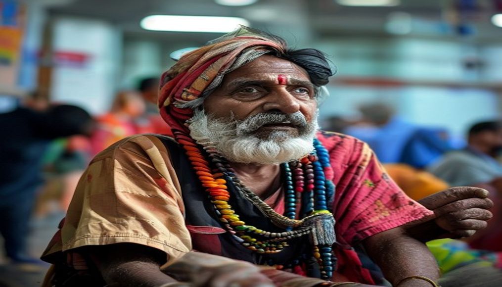 Indian activist on hunger strike for 20 days forcibly taken to hospital — editorial image