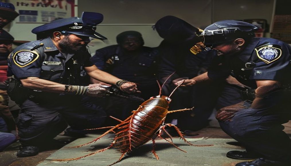 Indian police forcibly hospitalize a prominent Cockroach Party activist on hunger strike — editorial image