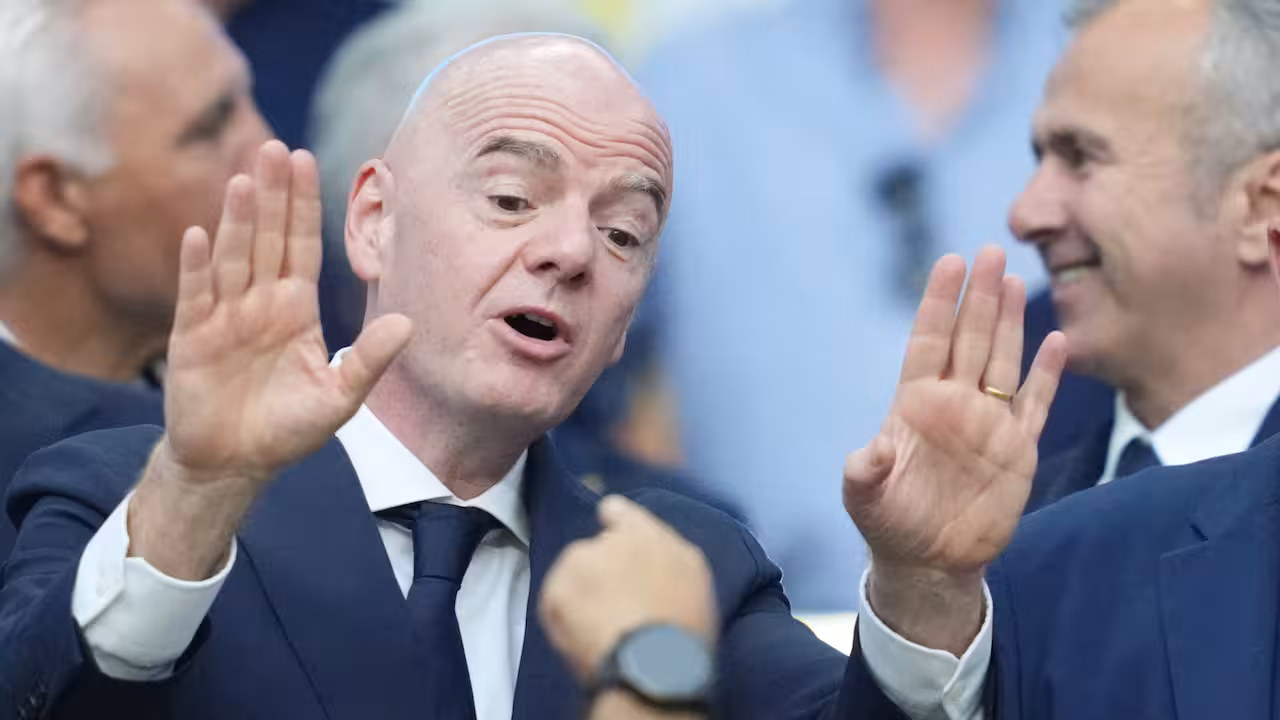 Infantino holds crisis meeting in Morocco as FIFA stake sale fallout continues — editorial image
