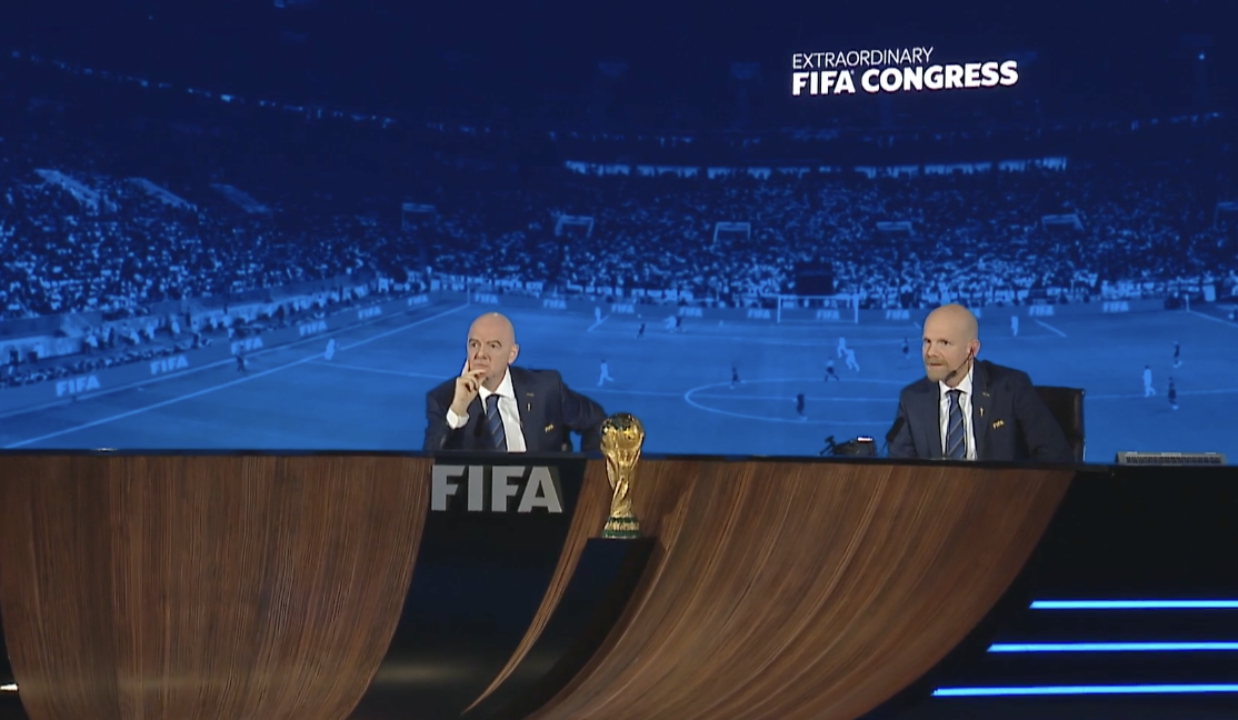 Infantino opponents threaten 'non co-operation' with Fifa — editorial image