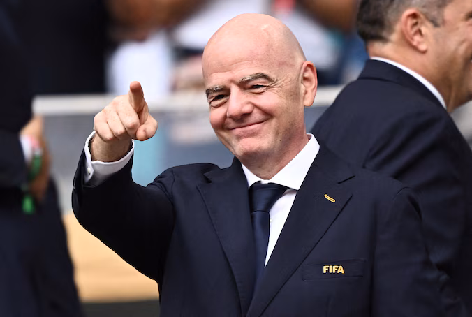 Infantino sorry for errors but stays Fifa president — editorial image