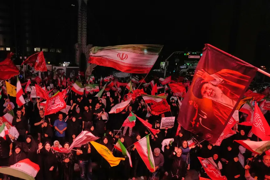 Iran accuses US of hitting civilian infrastructure — editorial image