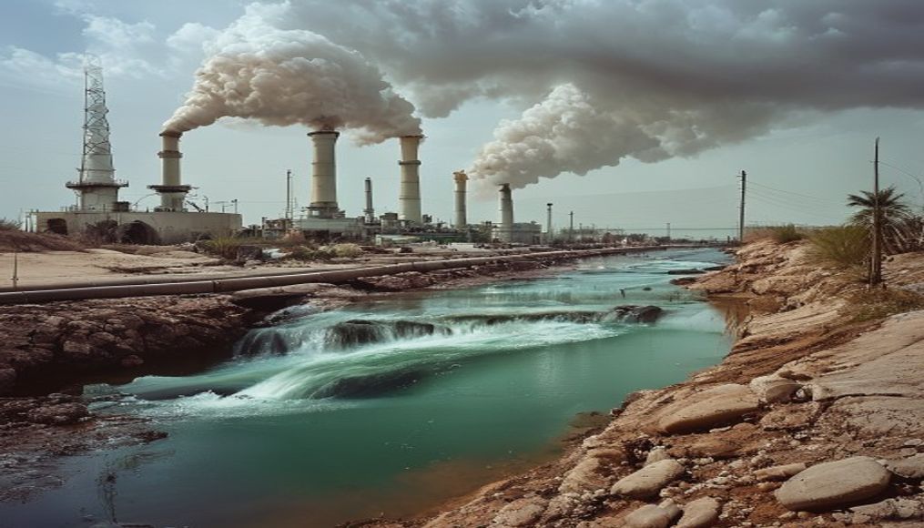 Iranian strike damages a Kuwait desalination plant, exposing water vulnerability in dry Mideast — editorial image
