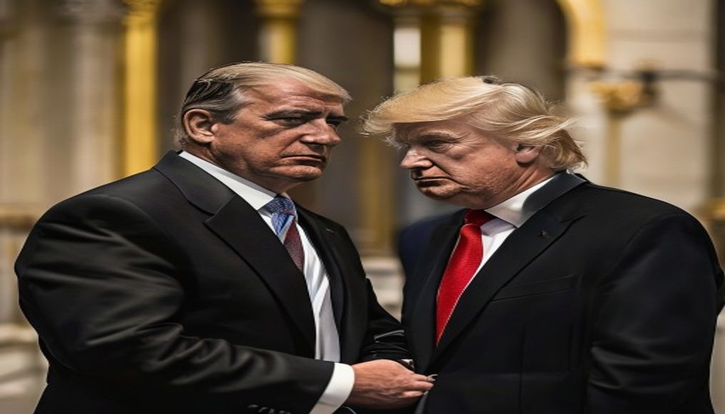 Italy's Meloni says Trump 'made up' story that she 'begged' him for photo at G7 — editorial image