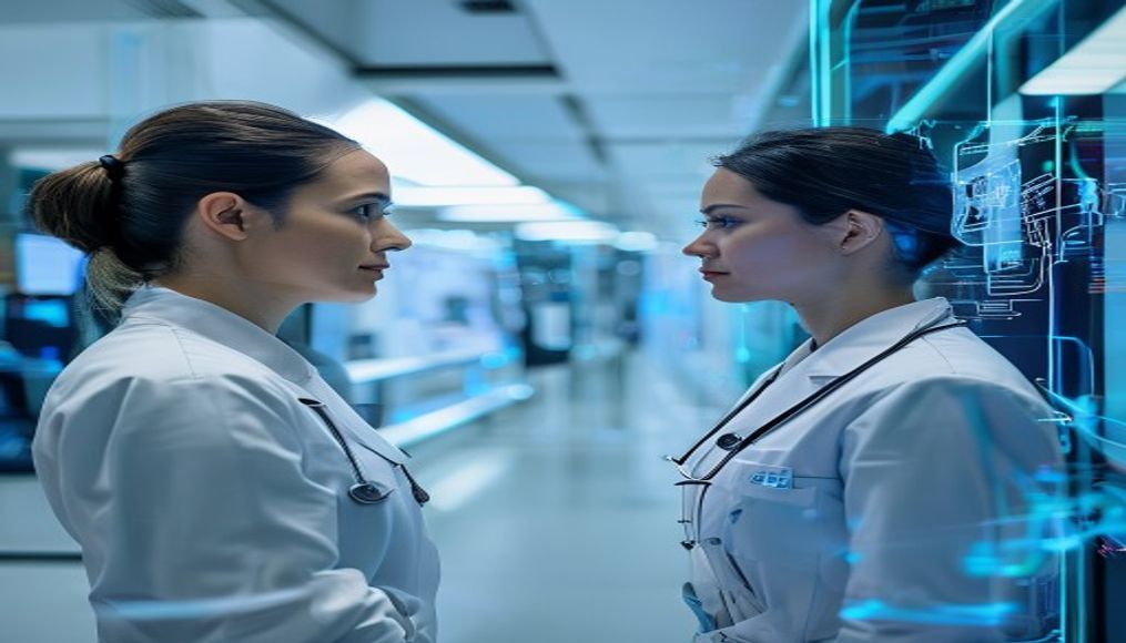 Kaiser nurses say AI, workplace surveillance are making their jobs, care worse — editorial image