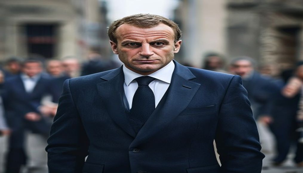 Macron arrives in Syria as first major Western leader to visit war-torn country under new leadership — editorial image