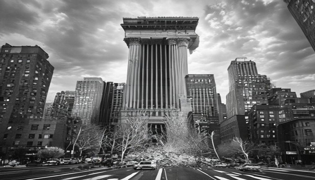 Manhattan high-rise deemed stable after columns buckled, and some evacuations are lifted — editorial image