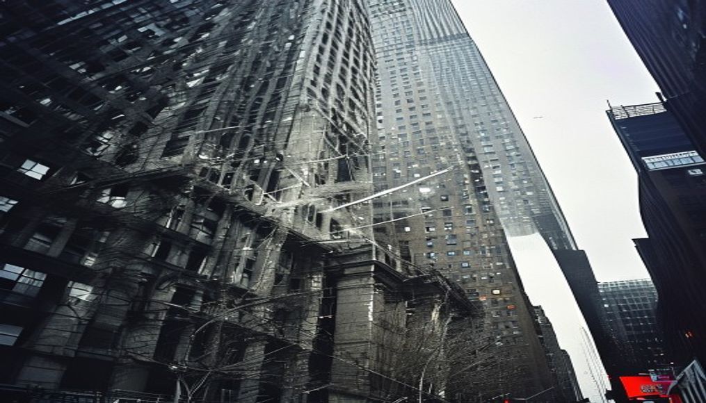 Manhattan high-rise is still unstable after columns buckle, forcing evacuations — editorial image