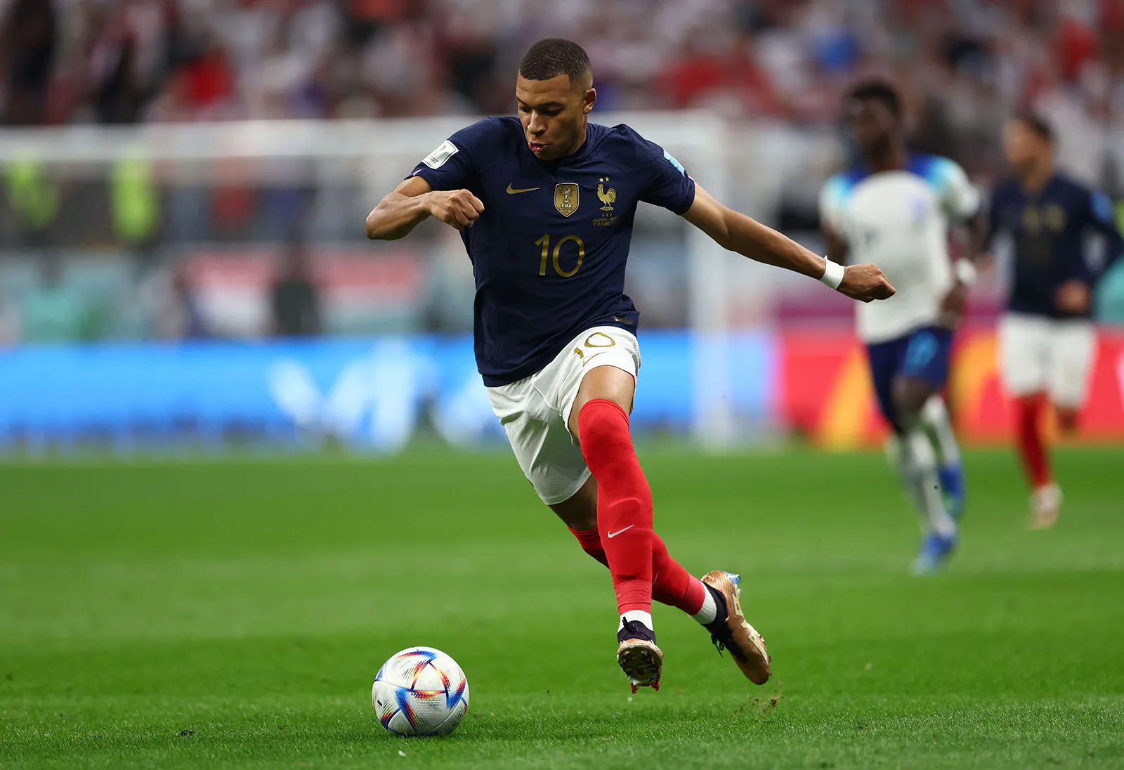 Mbappe keeps cool as France survive furnace against Paraguay — editorial image