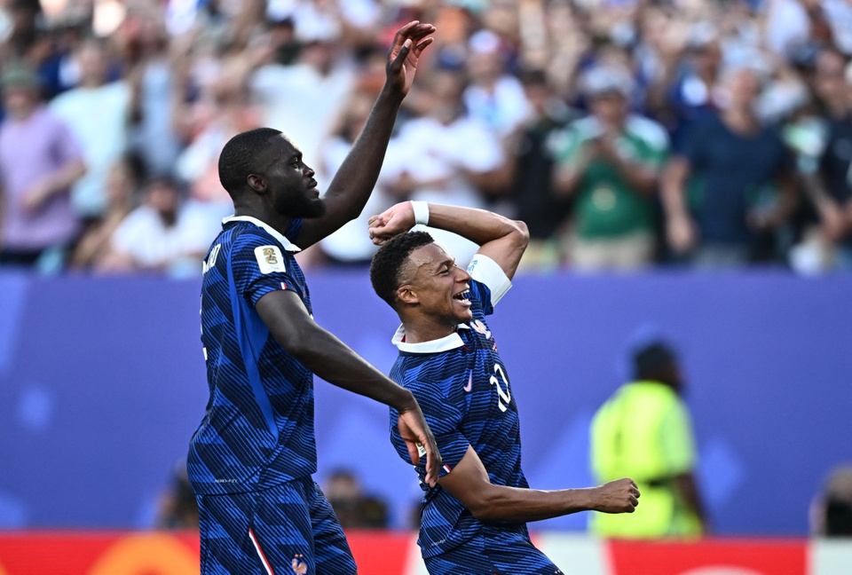 Mbappe strikes again after missing penalty as France outclass Morocco to reach semi-finals — editorial image